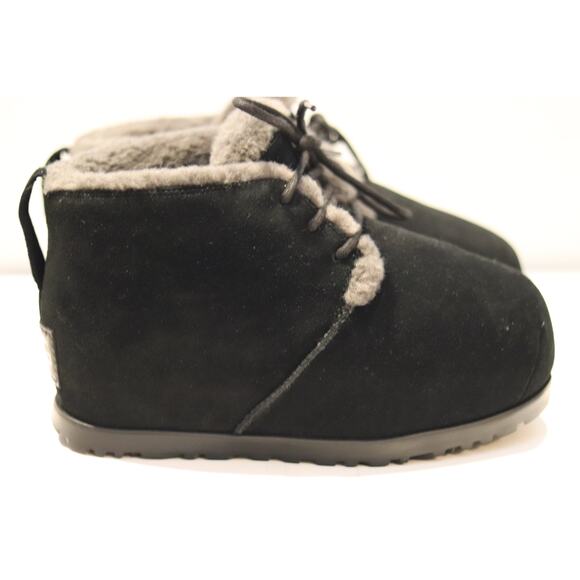 UGG Pumped Faux Fur Trim Slipper Bootie Sz 10 - Picture 1 of 6